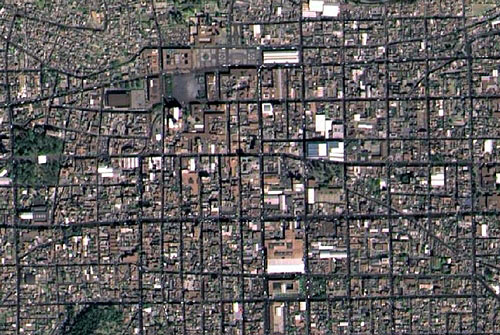 资源三号卫星为天地图提供首幅国外影像数据_