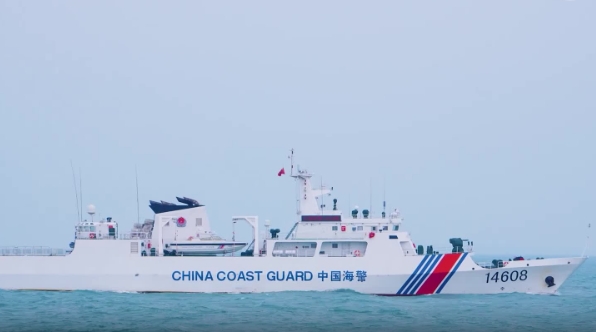 福建海警在厦金海域开展综合执法演练