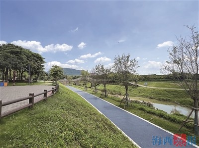 公园颜值更高游园更加便利 三江口温泉湿地公园配套完善工程完工
