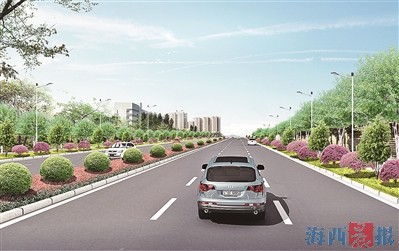 集美天水路二期工程启动 将增设人行道及非机动车道